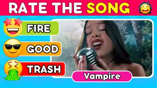 RATE THE SONG 🎵 | 2023 Top Songs Tier List | Music Quiz #2