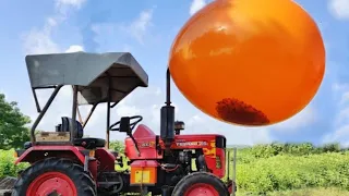 biggest Monster balloon vs tractor experiments