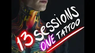 Tattoo color process  |  TIMELAPSE  | Surviving | ABUSEVTATTOO