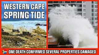 Spring tide and massive swells batter Western and Eastern Cape shorelines 🌊