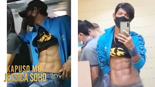 Sino ang lalaking nag-viral na panay flex ng kanyang abs online! | Kapuso Mo, Jessica Soho