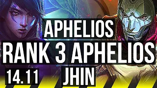 APHELIOS & Ekko vs JHIN & Sona (ADC) | Rank 3 Aphelios, Godlike, Rank 17 | EUW Challenger | 14.11