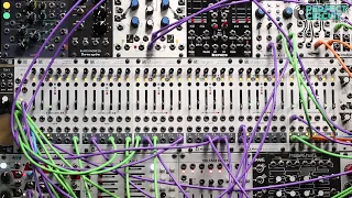 Six Mutable Instruments Stages Chained Together