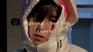 bigbang // bad boy [sped up] ༊*·˚