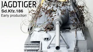 JAGD TIGER - Part 1 - 1/35 TAKOM - Tank Model - [ model building ]