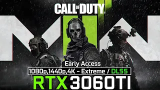 Call of Duty Modern Warfare 2 Campaign : RTX 3060Ti + I5 11400F - 1080p , 1440p , 4K - Extreme DLSS