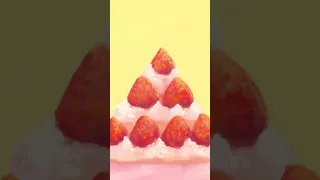 Pikmin’s Breadbug x Kirby’s Dream Buffet | Strawberry Cake Short Animation #pikmin #pikmin4 #kirby