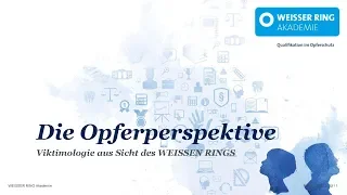 DPT-I Webinar: Die Opferperspektive – Viktimologie aus Sicht des WEISSEN RINGS