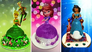 PULL ME UP CAKE COMPLICATION | Bolo Tsunami | TSUNAMI Cake | Disney Princess Edition | #001😍