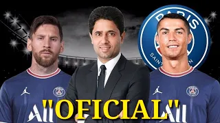 PSG CONTRATA MESSI E CRISTIANO RONALDO! "OFICIAL"