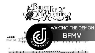 Bullet for My Valentine -  Waking the Demon (Drum transcription) | Drumscribe!