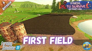 FIRST FIELD - No Mans Land - Episode 6 - Farming Simulator 22