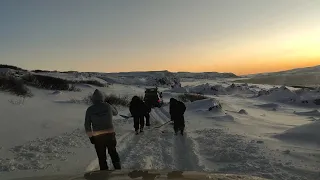 Как я ездил на Рыбачий зимой