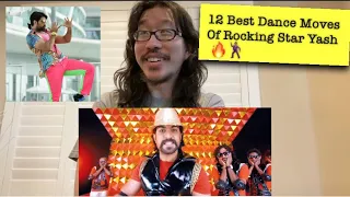 12 Best Dance Moves of Rocking Star Yash 🔥 | Rocky Bhai | REACTION