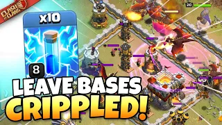 LIGHTNING makes TH11 Dragon and Lalo attacks UNSTOPPABLE! Best TH11 Attack Strategies No Siege