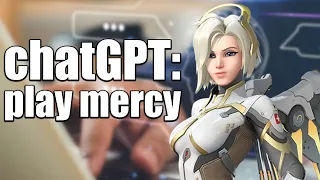 spectating a chatGPT mercy in overwatch 2