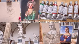 Classical Painting Workshop in Florence | Italy vlog 🕊✨