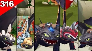 All Toothless Costumes | Dragons: Rise of Berk [Episode 316]