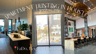 I'M MOVING | APARTMENT HUNT WITH ME: touring 8 apartments in Houston