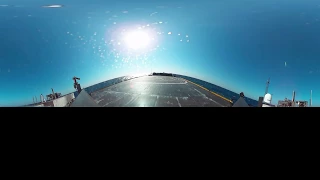 05 360 View   First Stage Landing on Droneship