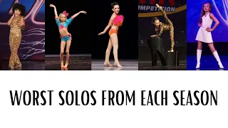 5 WORST SOLOS FROM EACH SEASON ON DANCE MOMS