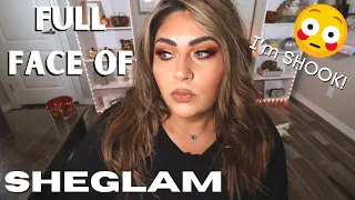 FULL FACE OF SHEIN MAKEUP??😲 - IS SHEGLAM A HIT OR A MISS? - GRWM - MAKEUP TUTORIAL!!
