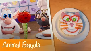 Booba - Food Puzzle: Animal Bagels - Episode 22 - Cartoon for kids