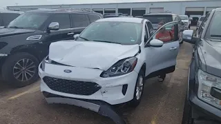 SUV left at dealership for first oil change totaled