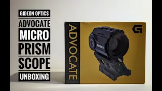 Gideon Optics Advocate Unboxing