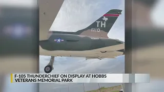 F-105 Thunderchief on display at Hobbs Veterans Memorial Park