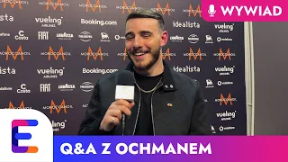 Krystian Ochman 🇵🇱 w ogniu pytań: Q&A z reprezentantem Polski [EUROWIZJA 2022]