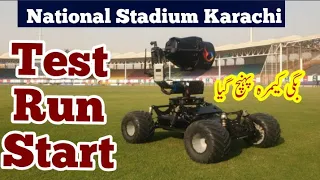 Buggy Camera Test Run in National Stadium Karachi | Pak vs SA