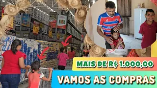 Crianças Órfãs ganham duas SURPRESAS! Presente e Mais de 1.000,00 Reais em Compras no Supermercado!