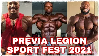 Previa Legion Sport Fest 2021 | Cedric, Sergio, Shaun, Regan ¿Uno de los mejores shows post Olympia?