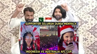 MERINDING REAKSI GILA2 SUPPORTER SELURUH DUNIA INDONESIA VS AUSTRALIA #afccup2024 #timnas | D-R-RUE