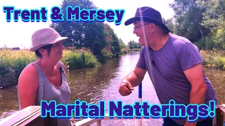 Narrowboat Banter on a Summer Cruise Northwards. Man & Wife's Verbal Tennis on Trent & Mersey. 130