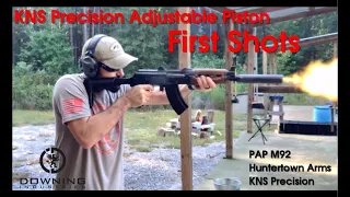 KNS Precision Adjustable Gas Piston, First Shots