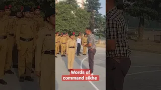 Ncc cadets Words of command practice 💯🇮🇳 @Ncc cadets (The ultimate soldiers)#ncc #viral #shorts#army