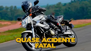 Quase sofreu acidente fatal de moto #shorts