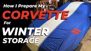 How I Prepare my C4 Corvette Grand Sport for Winter Storage