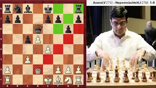 AMAZING GAME - Vishy Anand Beats Ian Nepomniachtchi In 17 moves!