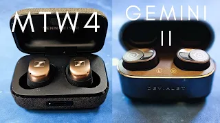 Head to Head | Sennheiser Momentum 4 Earbuds vs. Devialet Gemini II Earbuds