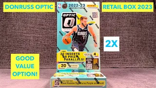 🏀 2 x 2023 Donruss Optic Basketball Retail Box 🏀 GOOD VALUE PRODUCT!
