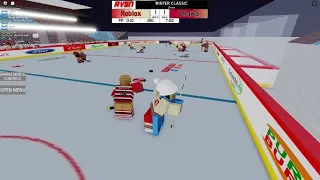 Winning the winter classic and getting a goalie goal. (Ro-hockey world tour)