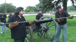 How To Load and Fire Civil War Cannon