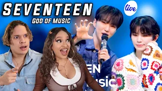 Waleska & Efra react to SEVENTEEN - “God of Music” Band LIVE Concert