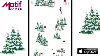 Hipster Skiing iOS Mobile Game for iPhone and iPad