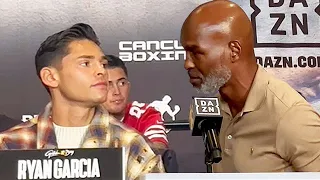 Bernard Hopkins CONFRONTS Ryan Garcia to give him DIRECT MESSAGE TO HIS FACE on DISAGREEMENT