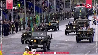 Brazil celebrates independence day with military parade