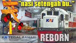 KERETA INI TERLAHIR KEMBALI.. Kereta Tegal Bahari REBORN & Warteg Mamoka BAHARI